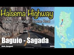 Halsema Highway Full Driving Tour La Trinidad to Sagada Part 1