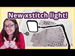 Fixing my cross stitch lighting setup with the Apexel FL25!