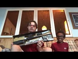 Hunting rifle play set unboxing