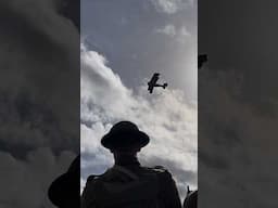 Biplane Flyover - WW1 Newville Nov 2022 #history #reenactment #ww1 #biplane #aircraft