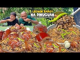 Lechon BABOY "DINUGUAN na TIDTAD" with Laman Loob!