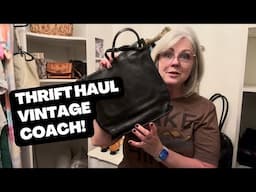 Thrift Store Haul Vintage Coach Finding Treasures