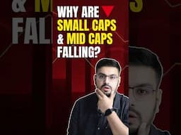 🚨Stock Market Crash क्यों हुआ ? 📉 | Why Mid Cap and Small Cap Stocks Falling? | #StockMarketcrash