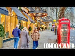 London City Tour 2025 | 4K HDR Virtual Walking Tour around the City | London Winter Walk 2025