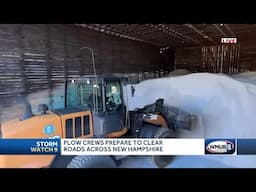 Plow crews prepare to clear roads across New Hampshire