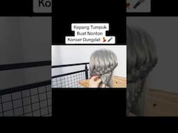 Kepang Tumpuk Cantik 💕 #hairstylevlogs #vlog #hair #hairstyle  #tutorial #easy #cool #hairstyle