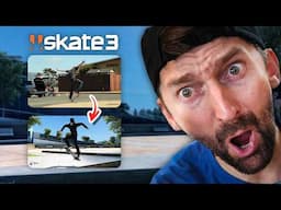 IRL VS Skate 3!? Manual Challenge