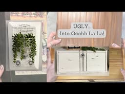 UGLY THRIFT STORE STUFF....into OOOHH LA LA HOME DECOR!