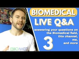 Live Q&A 3 Biomedical Science [+⏱️TIMESTAMPS!] Starts at 4:05 - Watch at 1.5x| Biomeducated