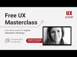 Free UX Masterclass