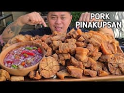 PORK PINAKUPSAN | OUTDOOR COOKING | MUKBANG PHILIPPINES