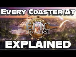 Breakdown of Every Roller Coaster at Epic Universe