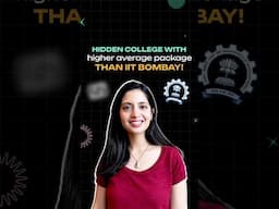 Salary packages higher than IIT Bombay | Hidden college you need to know! #shorts