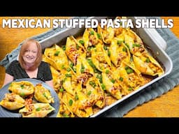 MEXICAN STUFFED PASTA SHELLS A Ground Beef Taco Flavored Dinner