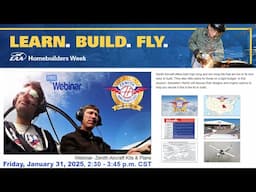 Zenith Aircraft Webinar: EAA Homebuilders Week: Friday, January 31st