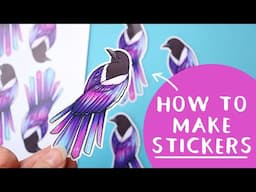 How I Make Stickers at Home - Magpie Stickers