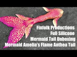 Amelia's Finfolk Productions Full Silicone Mermaid Tail Unboxing 2017 Perth Mermaids