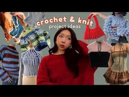 planning my 2025 crochet/knit projects & patterns (SPOILERS)