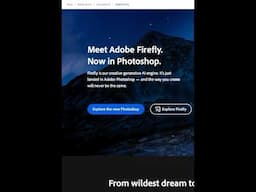 Adobe Adds Firefly Generative AI to Photoshop