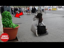 Bushman Prank: She Didn't See That Coming. Funny Reactions