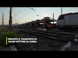 Le auto di Volkswagen viaggiano in treno