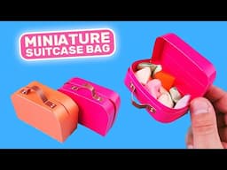 Origami Miniature Suitcase Bag. Cute and Easy Paper Crafts