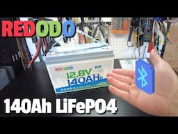 Redodo Smart Bluetooth 12V 140Ah LiFePO4 Lithium Battery