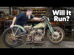 Can We Save This RARE 97 Year Old Motorcycle Sitting 70 Years?