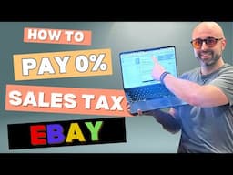 How to Pay ZERO SALES TAX When Buying Products on eBay to Flip on Amazon FBA