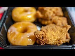 How To Eat KFC's Chicken And Donuts