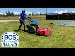 Sports Field Maintenance with BCS Two-Wheel Tractors - Part 2: Dethatcher / Scarifier