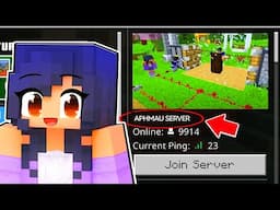 Whats On Aphmaus SECRET Minecraft SERVER?