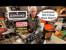 ASMOKE Essential Portable Pellet Grill Honest Review and Follow-Up! / Will It Ever Work Right?