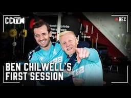 Ben Chilwell's First Training Session  CCTV & First Day | Premier League training and signing BTS