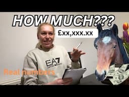 HOW MUCH MONEY DID I SPEND ON THE HORSES IN 2024 - How much does a horse cost | Real numbers