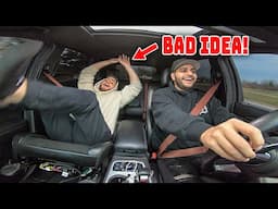 MOST DANGEROUS RIDE OF YOUR LIFE IN A 1000 HP TRACKHAWK!