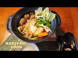 HOW TO COOK JAPANESE NABEYAKI UDON, HOT POT UDON,MERRY SAKURA TV