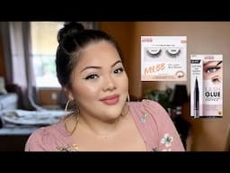 Trying Out The NEW Kiss MLBB Lashes & Liner Glue l Jen Guzman