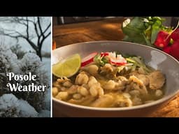 POSOLE WEATHER: Make This GREEN CHILE CHICKEN POSOLE w/Hatch Chile when it's Cold/Las Cruces Snow