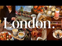 LONDON FOOD VLOG 🇬🇧 | places to eat, favourite hidden gems, notting hill, shoreditch, best bars 🍸