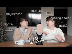 Q&A 2025: opening a cafe, boyfriend, fights, C U Indonesia, filming equipment, goals