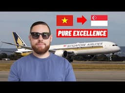 SINGAPORE AIRLINES 787-10 Economy Review ✈️ Amazing Short-Haul Flight | SGN - SIN