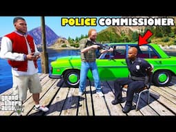 Franklin Kidnap POLICE COMMISSIONER To Become MILLIONAIRE in GTA 5 | SHINCHAN and CHOP