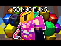 Loot from 50 nucleus runs... (Hypixel Skyblock)