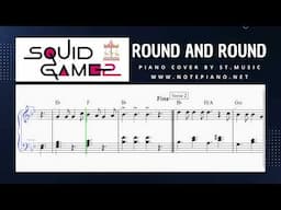 [Piano Sheet] Round and Round Ost. Squid Game 2