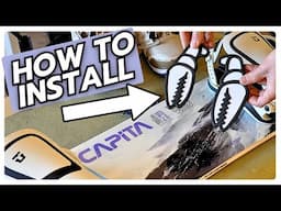 How To Put A STOMP PAD On Your SNOWBOARD - Crab Grab Mega Claws