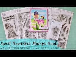 Sweet November Stamps Haul | Bring On Spring | Card Making Craft Supplies