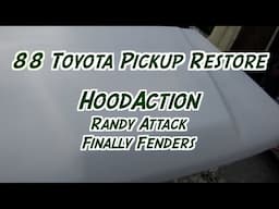 Toyota 88 Pickup - Hood and Fenders - New Spray Booth