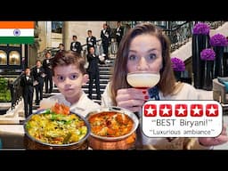 SHOCKING INDIAN FOOD!! | 5 Star Luxury Indian Dinner Experience!