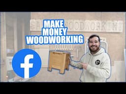 How To SELL Your Woodworking Projects On Facebook!